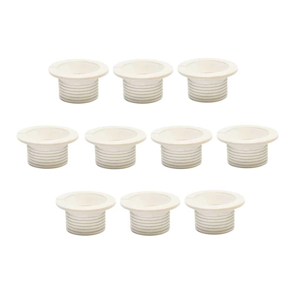 Crownline Boat Barrel Bushing - 3/8 Inch White (set of 10)