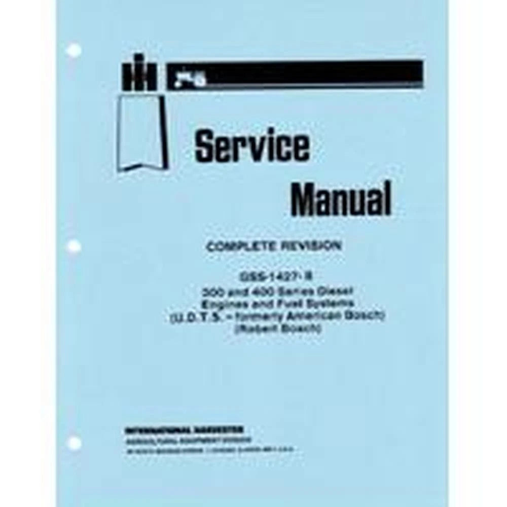 R5780 Engine Service Manual - Diesel Fits IH - Fits FARMALL