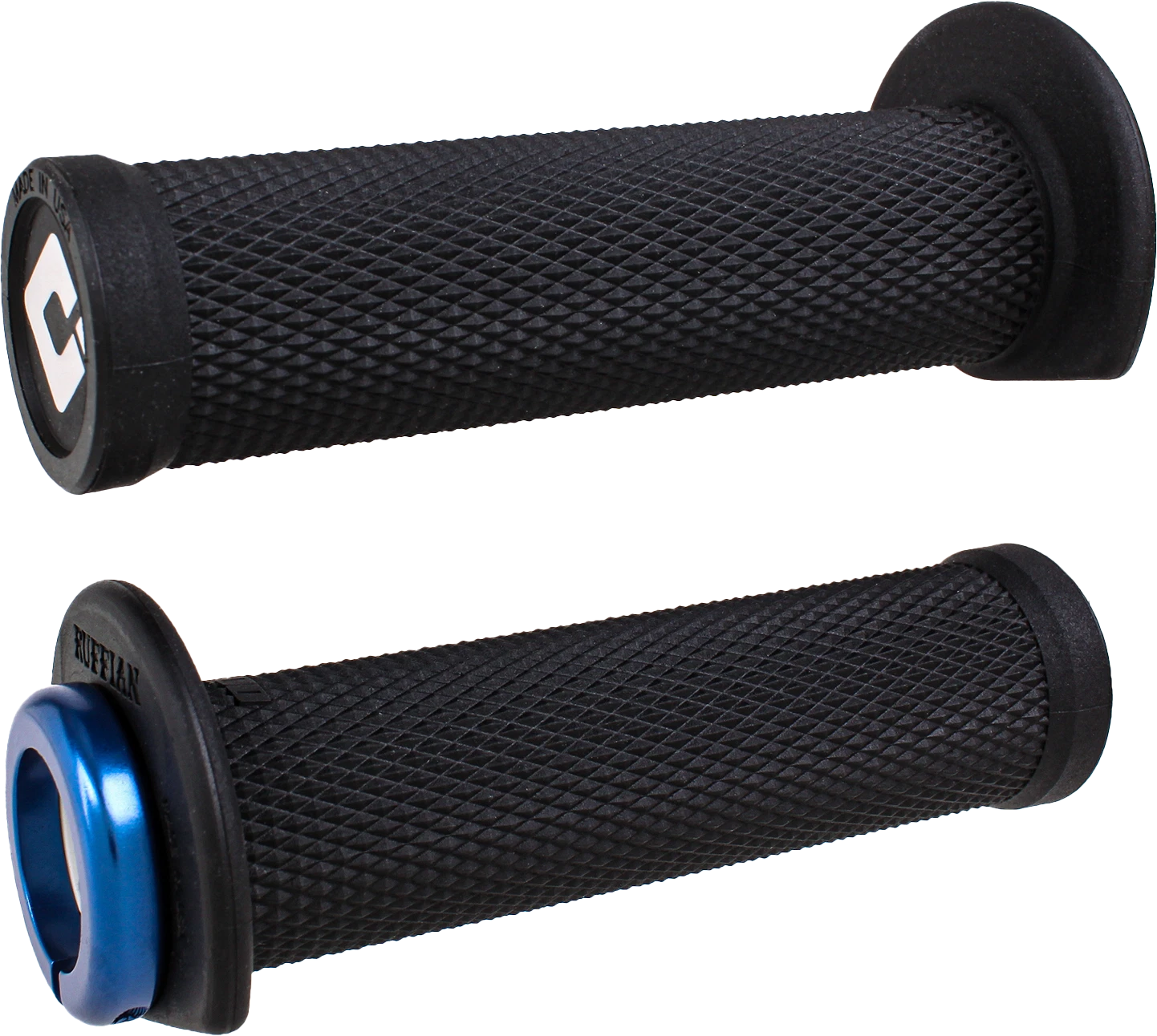 ODI Ruffian Lock-On ATV/UTV Grip J33RFB-U Black/Blue 125mm