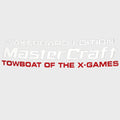 MasterCraft Boat Decal - Wakeboard Edition White Red Sticker