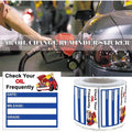 150PCS Essential Vehicle Maintenance Stickers for Oil Change Schedules
