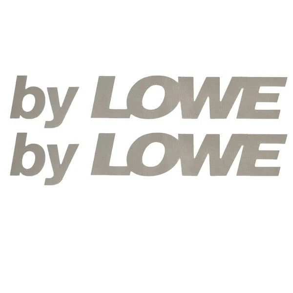 Lowe Boat by Lowe Decals 1960216 - 8.2 X 1.6 Inch Pewter (pair)