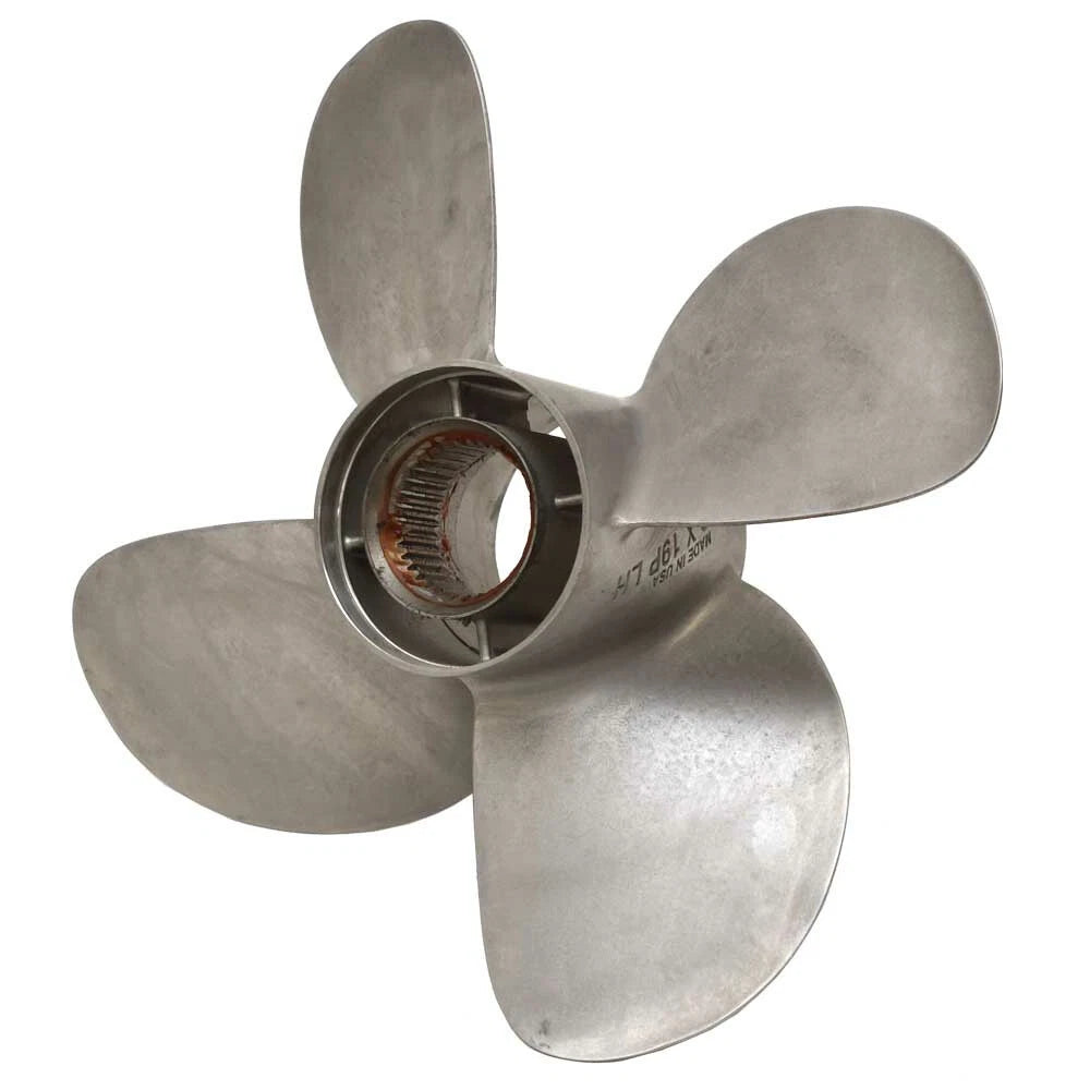 Mercury Bravo III Boat Propeller - LH 16 X 19 P 4-Blade Stainless