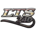 Ranger Boat Raised Emblem Decal 1860746 - LTS 240 Silver Red