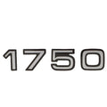 Ranger Boat Decal 7604263 - 1750 Black Silver Vinyl 7 Inch