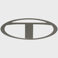 Tahoe Boat Logo Decal 326806 - Gunmetal Sticker