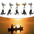 Fly Hooks Sequins 14mm Length 5pcs Fly Fishing Decoy Bait Sequins Fishhook
