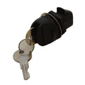 Southco Boat Glove Box Locking Latch - 1 Inch with (2) Keys Black