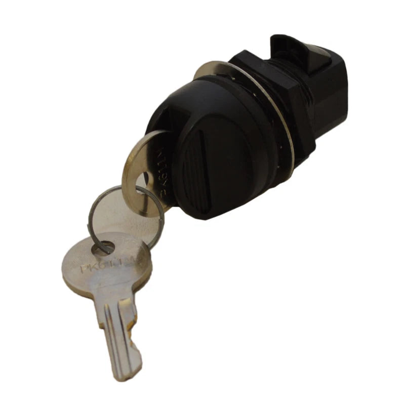 Southco Boat Glove Box Locking Latch - 1 Inch with (2) Keys Black