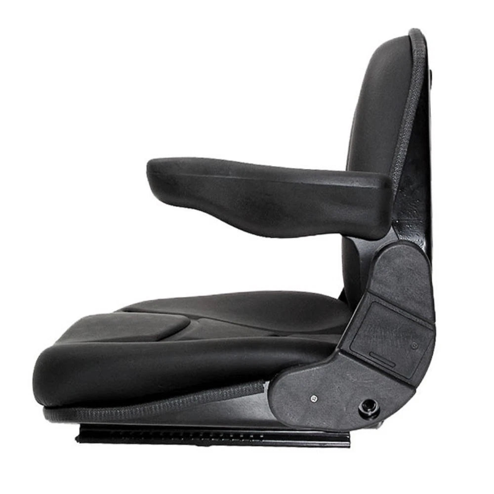 Black Cloth Seat TS1100C with Multiple Mounting Holes Fits Massey Ferguson