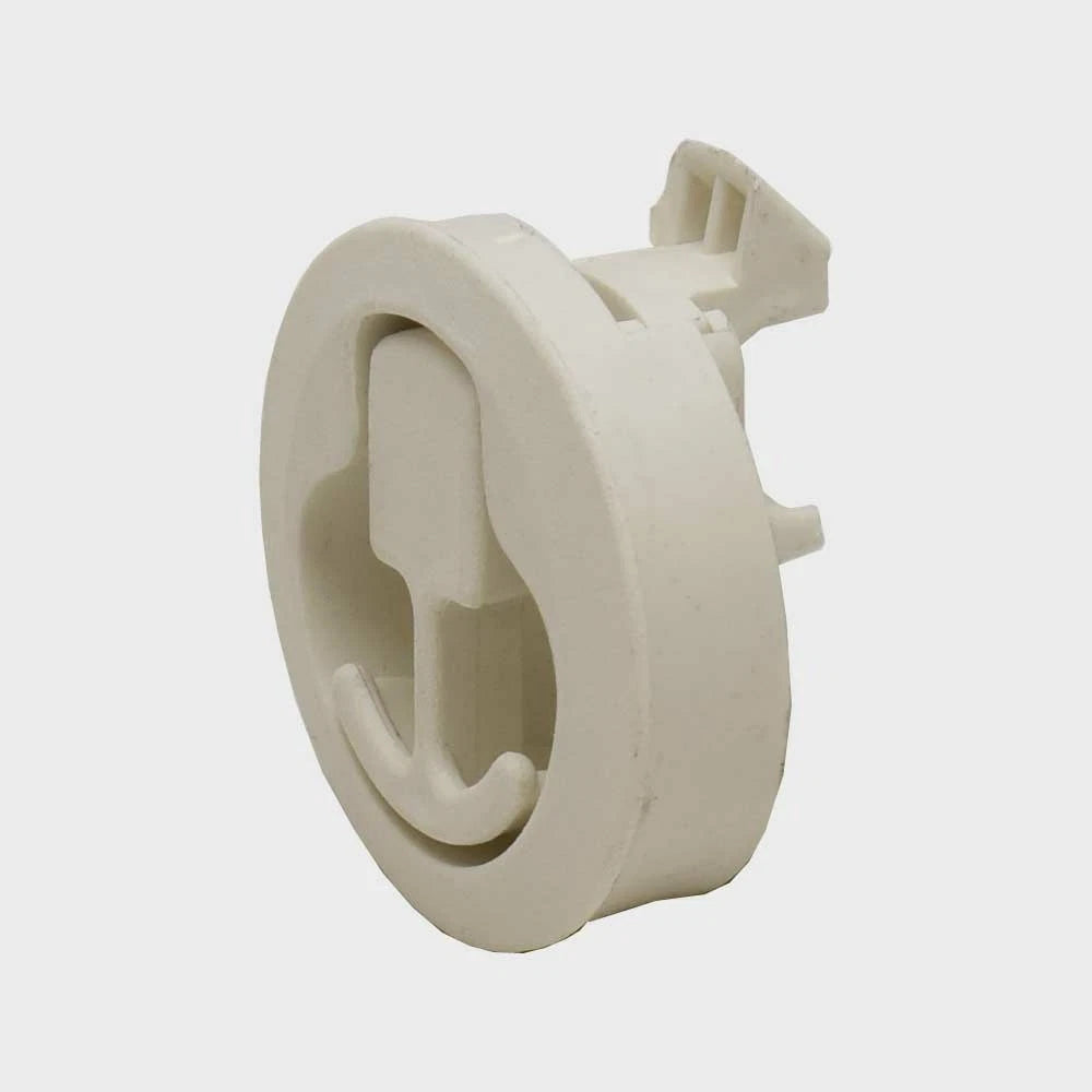 TH Marine Boat Hatch Latch - Non Locking 1 7/8 Inch Off White