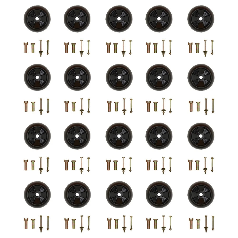 20 Pack: Deck Wheels Kit Fits John Deere Replaces AM-116299