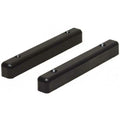 Crownline Boat Bench Rail Stoppers 33353 - 6 Inch Black (pair)