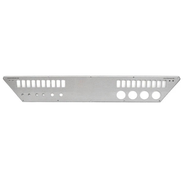 Carver Boat Switch Panel Blank 5766095 - Silver Plastic