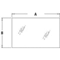 A-T242700 Rear Upper Glass Window - Fits John Deere