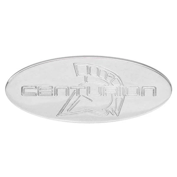 Centurion Boat Logo Plate - 6 1/8 X 2 1/2 Inch Stainless Emblem