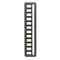 Tiara Boat Blank Switch Panel 3306460 - 12 Position Black Aluminum