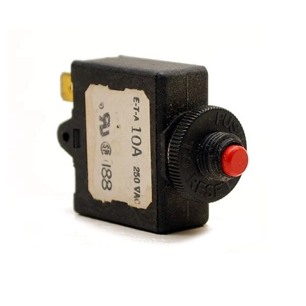 ETA Boat Push to Reset Breaker - 1658 Series 10A 250VAC