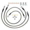 +3" Stainless Braided Brake Lines Kit for 2004 Arctic CAT ATV 400 DVX 3406-044