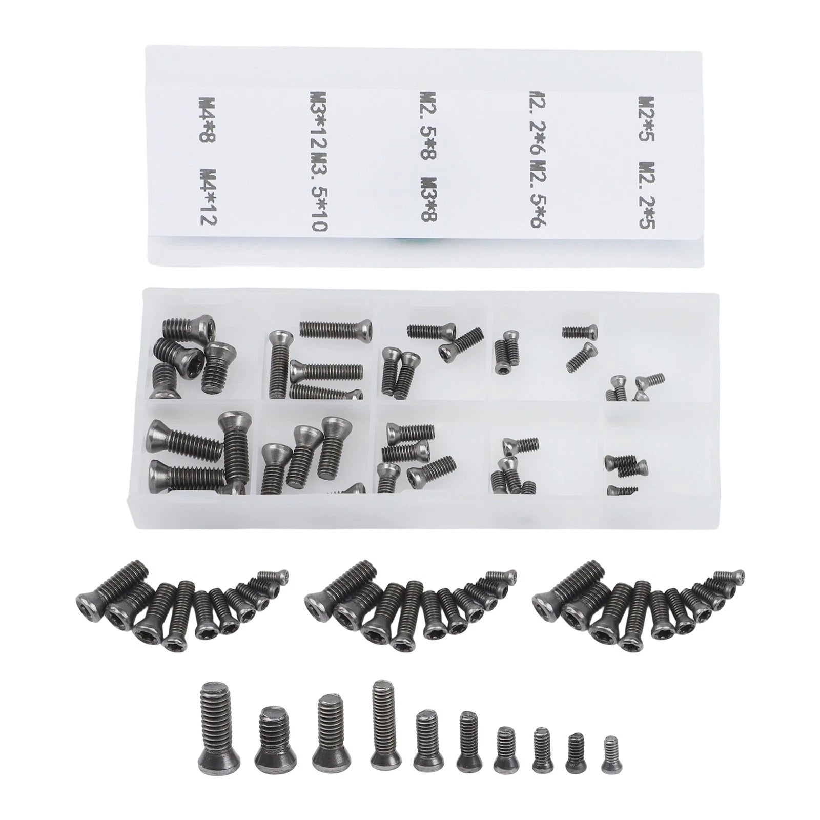 Precision Engineered CNC Screws Pack of 50 Compatible with Various Tools