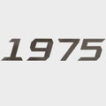 Lund Boat Model Decal 2339229 - 1975 Metallic Dark Silver Sticker