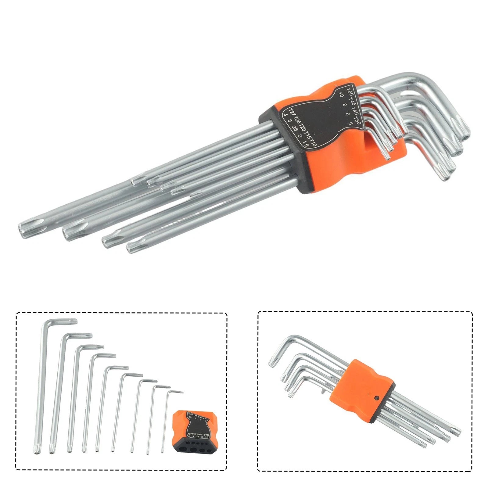 Professional 9PCS Hex Wrench Tool Set for Machine Repair and Restoration