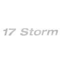 Crestliner Boat Model Decal 2281094 - 17 Storm Metallic Silver Sticker