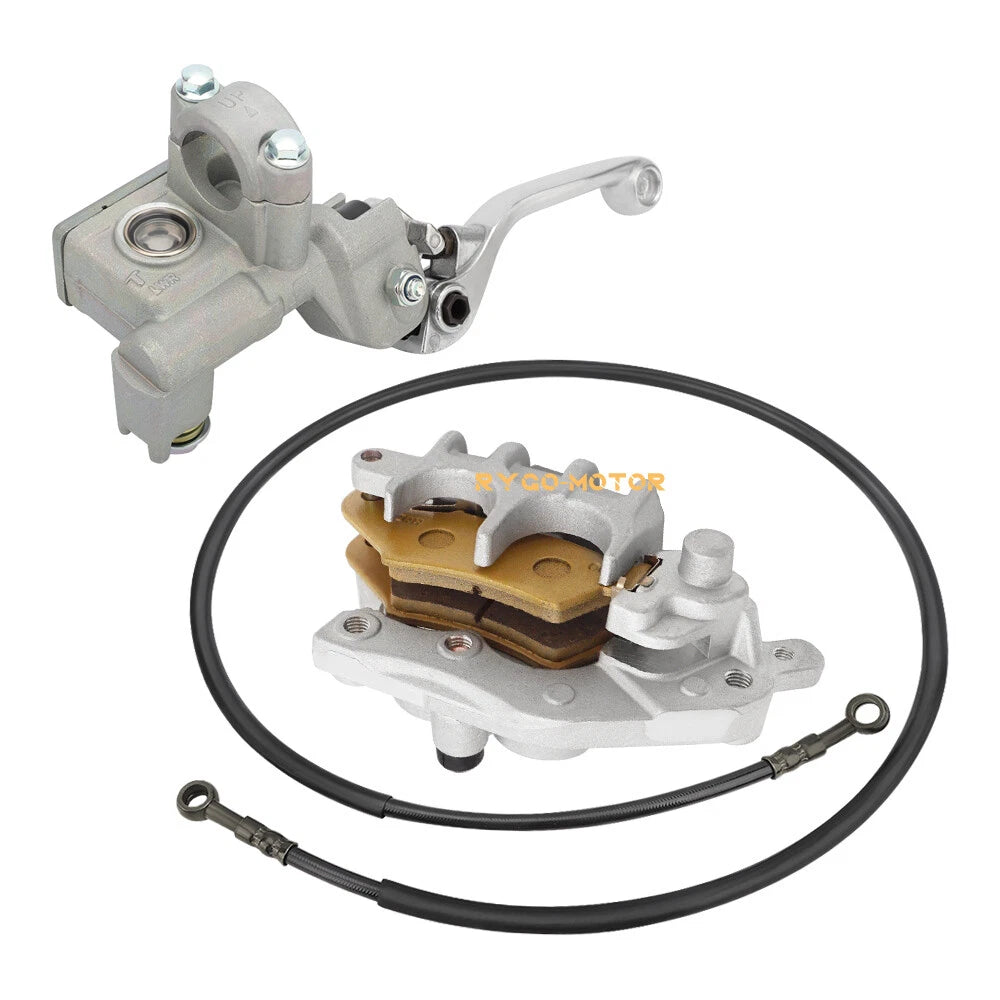 Front Brake Master Cylinder & Caliper Line Assembly for Yamaha YZ125 YZ250 2001-2007