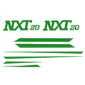 MasterCraft Boat Decal Stickers 7501838A - NXT20 Green (set of 8)