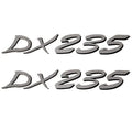Glastron Boat Emblem Decal Sticker 0572944 - DX 235 Black (pair)
