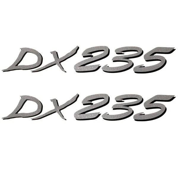 Glastron Boat Emblem Decal Sticker 0572944 - DX 235 Black (pair)