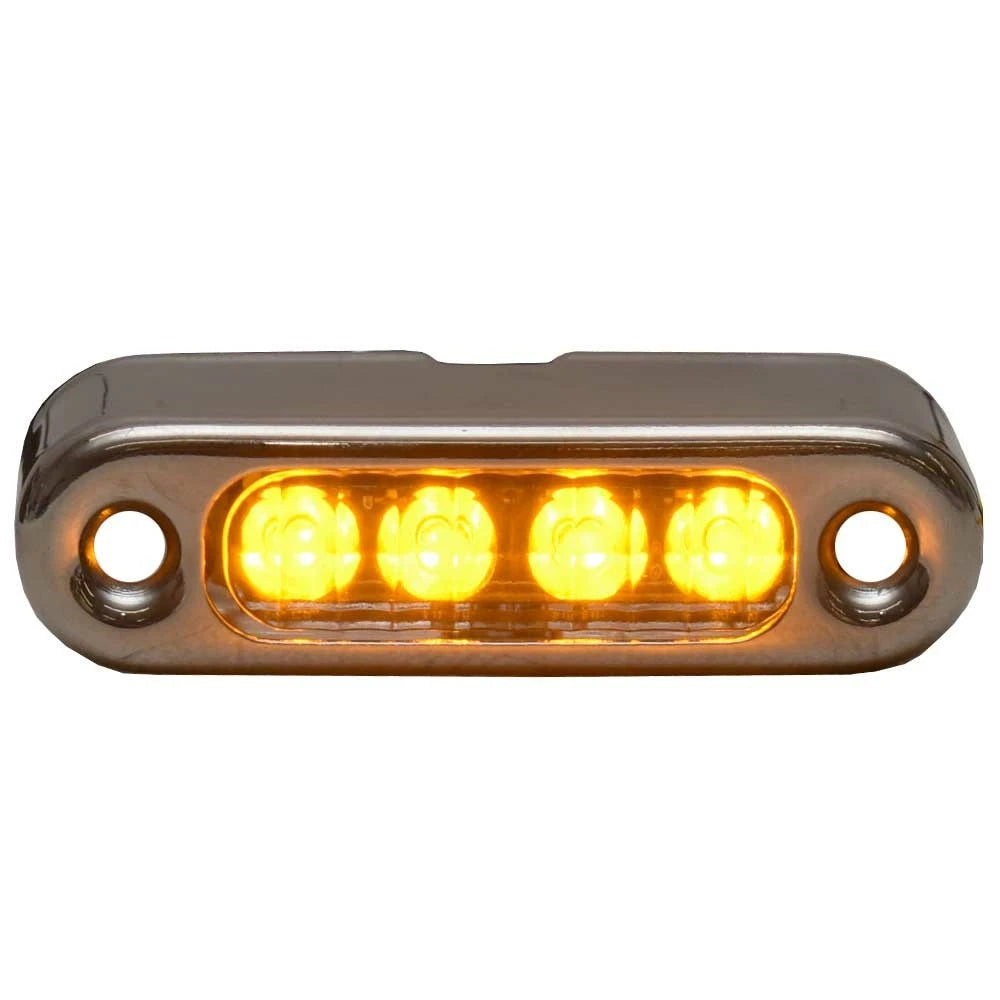 Attwood Boat Micro Light 6351A1 - Horizontal Mount Amber LED