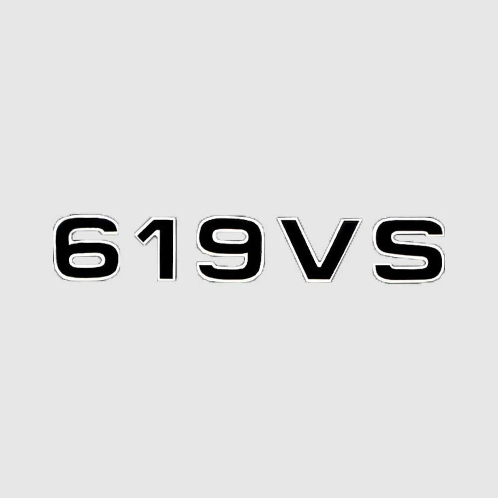 Ranger Boat Raised Decal 7604658 - 619VS Black White