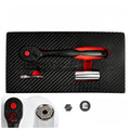 Reversible 72 Tooth Ratchet Wrench Set 3 Pieces Ergonomic Rubber Handle