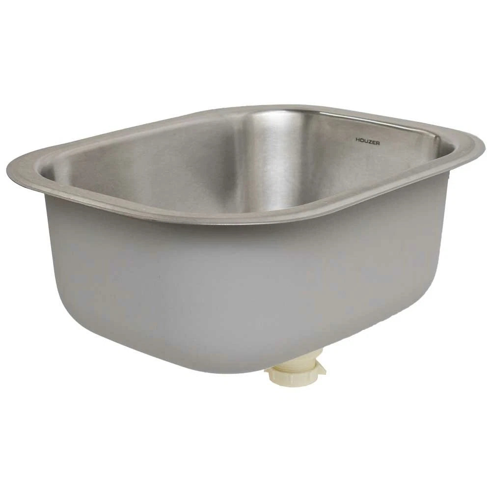 Houzer Boat Undermount Bar - Prep Sink CS-1407 - Club Stainless Steel