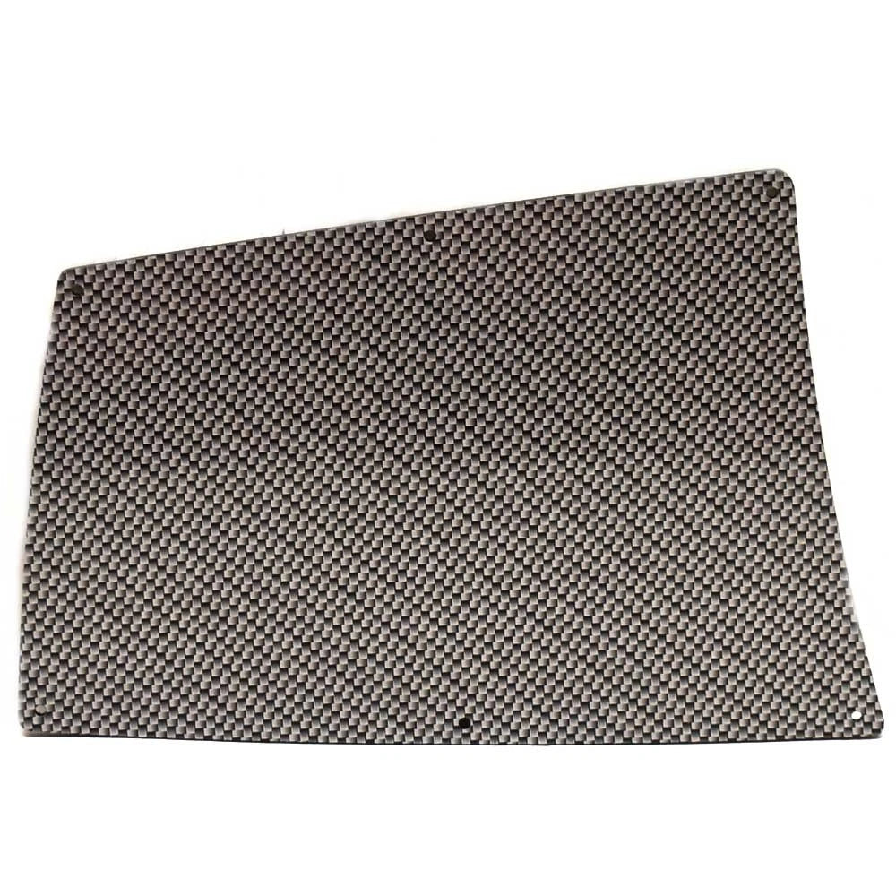 Premier Pontoon Boat Blank Dash Panel 7-4673 - 9 X 6 Inch Black Silver