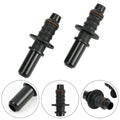 Connector Fuel Line Motorcycle 2pcs Black Fuel Line Connector Fuel Pipes