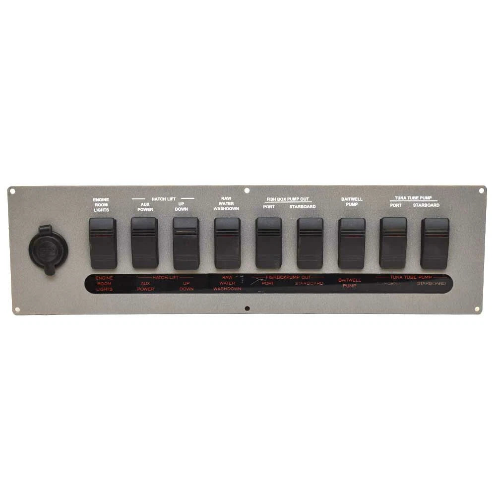 Cruisers Yachts Boat Switch Panel V2270000 - 41 Rampage Tuna Tube Gray