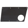 Bass CAT Boat Blank Gauge Panel - 8 X 4 5/8 Inch Black Striped