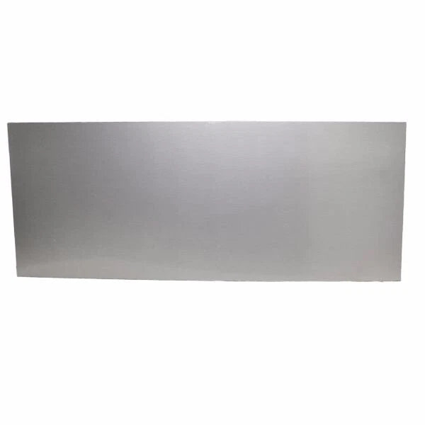 Boat Panel Material - 60 X 24 Inch Brushed Silver Plastic