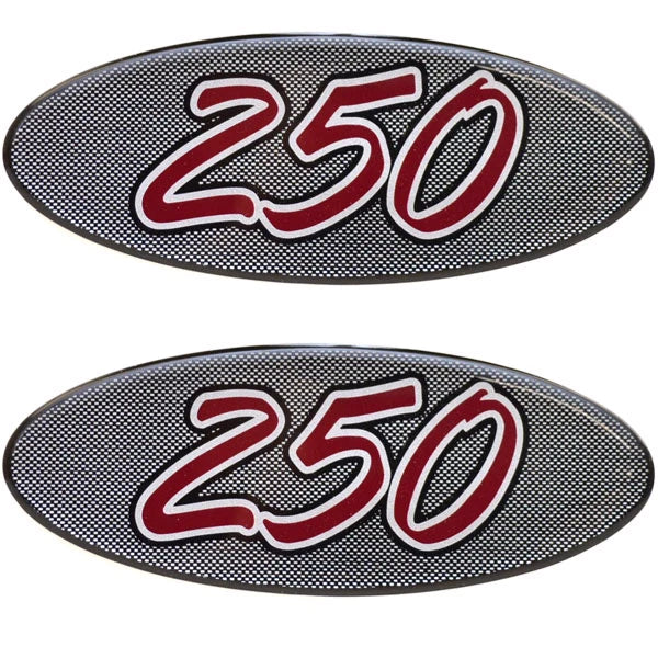 Boat Raised Decal Stickers - Chaparral 2008 - 2009 Signature 250 (pair)