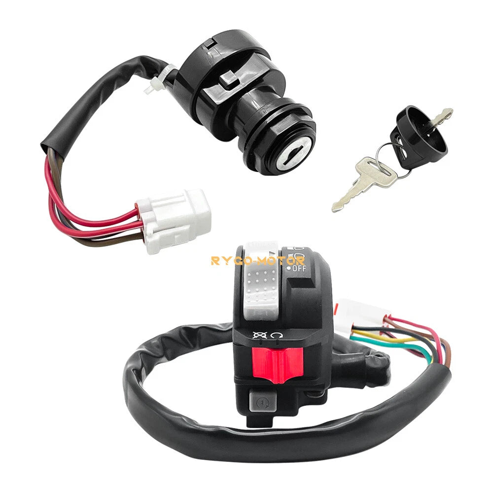Headlebar Start Stop Switch & Ignition Key Switch for Yamaha YFZ 450 2006-2013