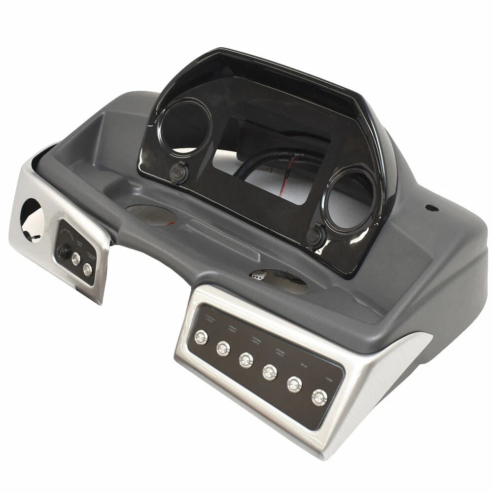 Tracker Boat Blank Dash Shroud 315397 - Black Gray (kit)