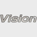 Crestliner Boat Model Decal Sticker 2201470 - Vision Metallic Silver