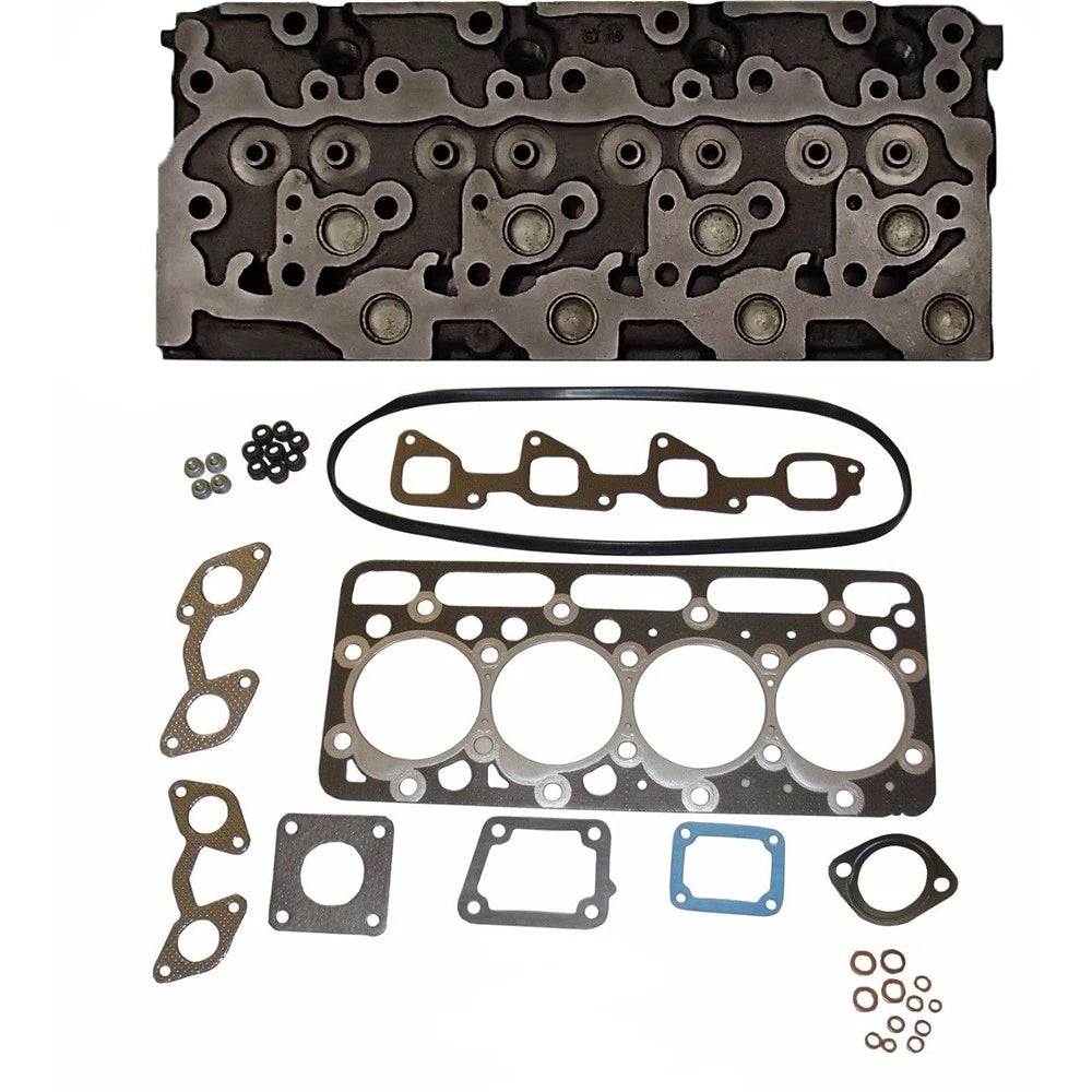 Cylinder Head & Gasket Set Fits Bobcat Replaces 6689018