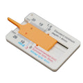 Car Motorcycle Tyre Tread Ruler Depth Gauge Meter Wheel Measuring Tool