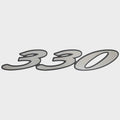 Cruisers Boat Model Decal Sticker V2333200 - 330 Express Gray Silver