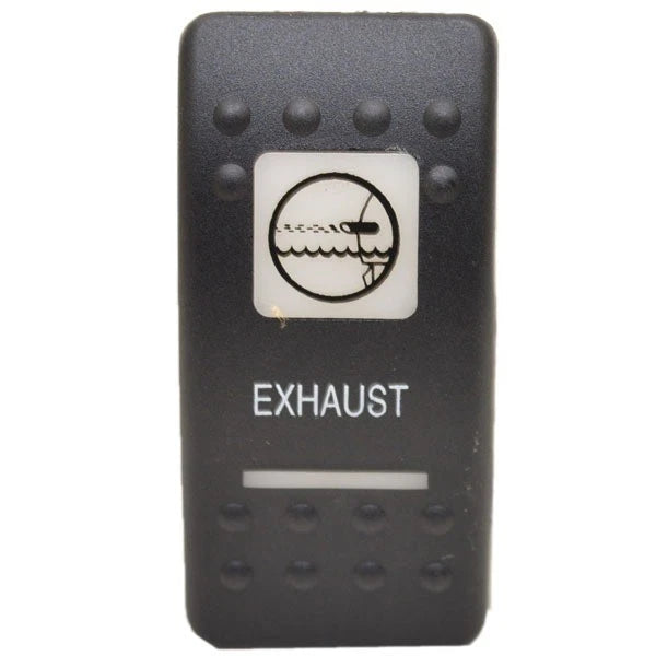 Carling Boat Contura II Rocker Switch Actuator - Exhaust Lighted