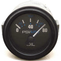 Beede Boat Oil Pressure Gauge 944982 - 2 Inch Black