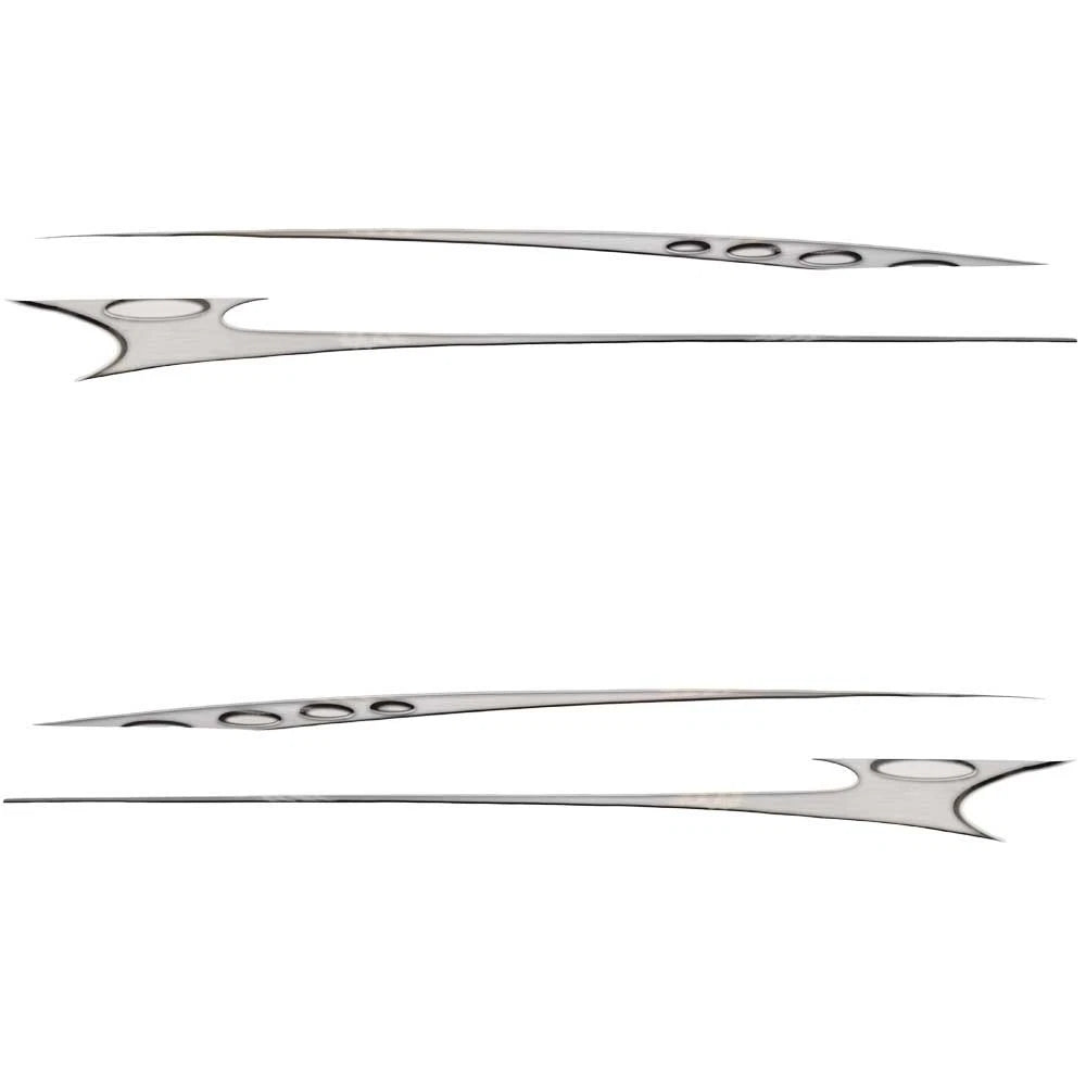 Larson Boat Decal 0573132 - Black Gray White 133 1/2 Inch (4 PC)